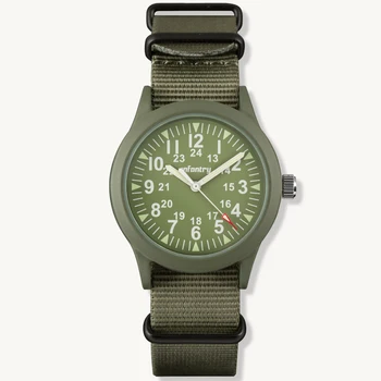 PĖSTININKŲ Karinio Žiūrėti Vyrų Šviesos Armijos Laikrodis Mens Watches Top Brand Prabanga Švyti Tamsoje Nato Dirželis Relogio Masculino
