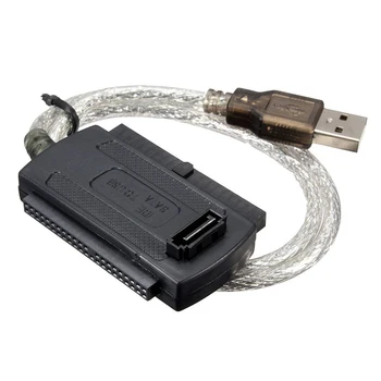 USB 2.0 Male IDE, SATA Adapteris Keitiklis, Laidas Standžiajame Diske Adapterio Kabelis, skirtas PC 2.5