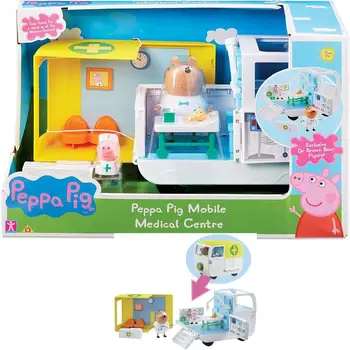 PEPPA PIG, greitosios pagalbos ir Medicinos Centras, gydytojas, Ruda, pepa pig, Peppa Pig žaislai, peppa Pig žaislą, žaislas greitosios pagalbos