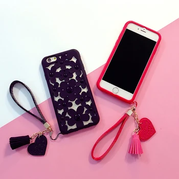 Mados 3d Rožių Gėlių Mergaitė Soft Case For Iphone 11 12 Pro Max Mini 7 8 6 6s Plius Xr X Xs Max Se 2 Silikoninis Telefono Dangtelį Fundas
