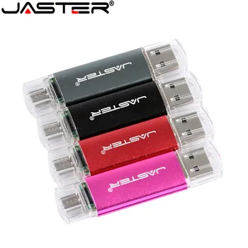 JASTER karšto mados Mobilusis kompiuteris dvejopo naudojimo OTG 2.0 Išorės Storag memory stick nemokamas pristatymas 4GB/8GB/16GB/32GB/64GB