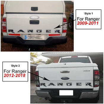 1Pcs Automobilių reikmenys galines duris raidžių grafinis Vinilo automobilių lipdukas muitinės tinka ranger 2012 m. 2013 m. m. m. 2016 m. 2017 m. 2018 m. 2019 m.