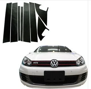 EU-38 automobilių stilius ramstis anglies pluošto lipdukas atveju Volkswagen vw Golf 6 mk6 automobilių reikmenys