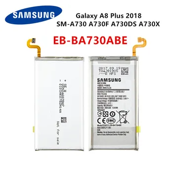 SAMSUNG Originalus EB-BA730ABE 3500mAh Baterija Samsung Galaxy A8 Plius A8+ (2018 m.), SM-A730 A730F A730DS A730X +Įrankiai