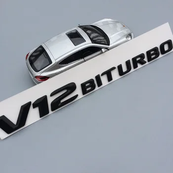 10pcsxABS Plastiko chromuotas V8biturbo V8 BITURBO V12biturbo V12 biturbo Automobilių Lipdukas Logotipas Ženklelis Embleme Emblema