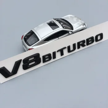 10pcsxABS Plastiko chromuotas V8biturbo V8 BITURBO V12biturbo V12 biturbo Automobilių Lipdukas Logotipas Ženklelis Embleme Emblema