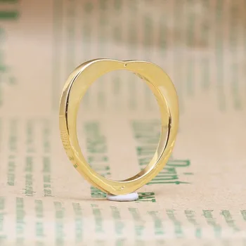925 Sterlingas Sidabro Visos Žiedas Naujos Širdies Parašas Lanko Meilės Žiedas Moterims Vestuves Dovanų Bižuterijos