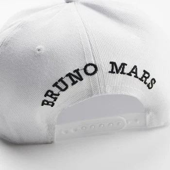 Bruno Mars 24k Magija XXIV Beisbolo kepuraitę Reguliuojamas Unisex Hip-Hop K-pop Kaulų Skrybėlę vientisos Spalvos Vyrams, Moterims Saulės kepurės Casquette CP0142