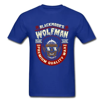 Wolfman Sutramdyti T-shirt Hip-Hop Tees Žmogui Atvėsti Vasaros Drabužių vatos Pagaliukai Trumpas Rankovės Marškinėliai Vintage Stiliaus Juokinga