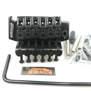 Wilkinson 6-String Elektrinė Gitara Double Locking Tremolo Sistema Tiltas Juoda WODL1