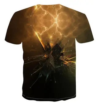 2020 karšto naujas mados T-shirt geometrinis aikštėje, t-marškinėliai, vyriški marškinėliai paprasta spalva viršų 3D kietas unikalus spausdinti vyrų viršų