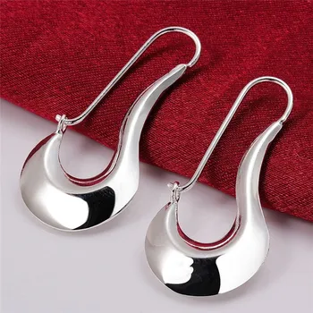 Naujų pardavimo standartas 925 sterlingas sidabro juvelyriniai dirbiniai moterų kūrybos batai formos kamuolys sidabro auskarai