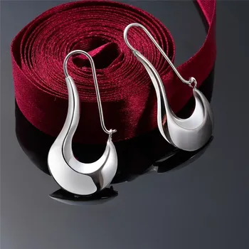 Naujų pardavimo standartas 925 sterlingas sidabro juvelyriniai dirbiniai moterų kūrybos batai formos kamuolys sidabro auskarai