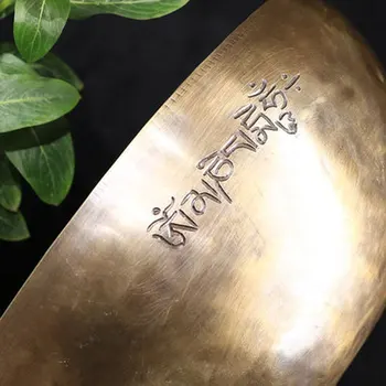 Tibeto pilnatis Chakra Dainavimo Kaušeliai Profesinės OM Garso Jogos Terapijos Nepalas Rankų darbo su Šilko Pagalvėlės ir Lazdos
