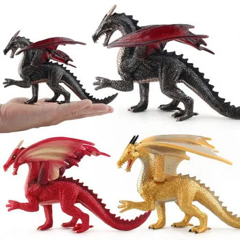 Modeliavimo Kietoji Mokslinė Fantastika Gyvūnų Skaičius Lėlės, Žaislai Vaikams Plaukioja-Dragon Dinozaurų Suaugusiųjų Žaislai Ledo Drakonas Dovana