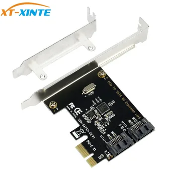 XT-XINTE PCIe PCI Express, SATA 3.0 2-Port SATA III 6G Expansion Card Adapter PCIE Valdiklio plokštė