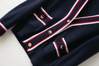 UK Ankstyvo Rudens Kolekcijos Trumpas Kintted Top Elegantiškas Megztinis Mados