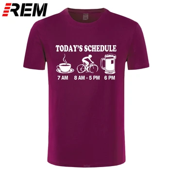 Naujas Mens T Shirts Juokinga Cycls T-Shirt Kalnų Dviračiais Tvarkaraštį Tee Medvilnė Nauja, T-Marškinėliai