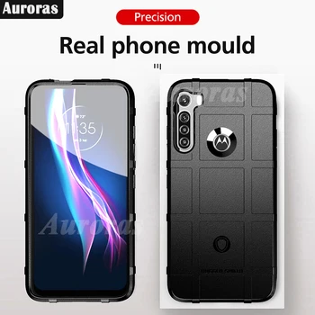 Auroras Šarvai Atveju, Motorola Vienas Sintezės Plius Karinės Apsaugoti Tvirtas Skydas Silikoninis Dangtelis Moto Vieną Fusion + Šarvai Dangtis