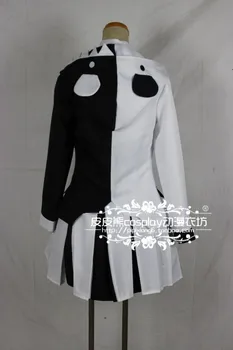 Anime Super Dangan Ronpa 2 Danganronpa Monokuma Juoda ir balta meška unisex išskirtinį Cosplay Kostiumas