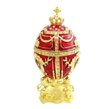 Namo Apdaila Papuošalai Kiaušinių Velykų Rankdarbių Metalo Faberge Kiaušinis