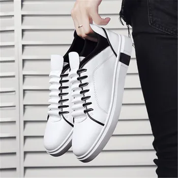 Nauja rudens net raudonos ir baltos spalvos batai atsitiktinis valdybos batai korėjos versija tendencija maži balti bateliai