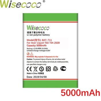 Wisecoco NAUJAS Originalus 4000mAh GPGB-T11 (1ICP4/68/88) ICP416888L1 Baterija Acer Liquid T03 T04 Z630 Z630S Mobilųjį Telefoną Pakeisti