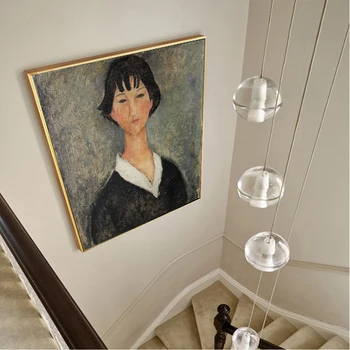 MUTU Tapybos Sienos Menas, Moteris Be Akių Iki Modigliani Spausdinimo Ir Plakatai Ant Drobės, Nuotraukos Patalynė Kambaryje Apdaila