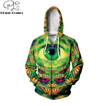 PLstar Kosmosas Hipių Mandala Trippy Abstrakčiai Psichodelinio akis 3d hoodies/Palaidinukė Žiemą, rudenį ilgomis rankovėmis streetwear-36