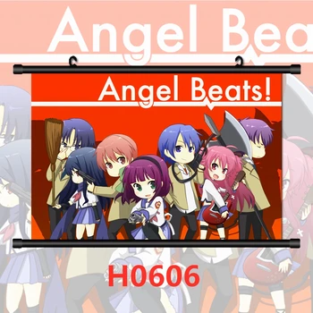 Angel Beats Yui Jurijus Kanade Anime, Manga HD Spausdinti Sienos Plakatas Pažymėkite