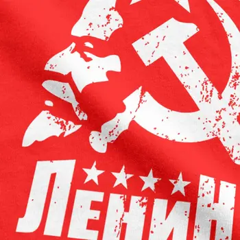 Marškinėlius Vladimir Ilyich Lenino Vyrų T Shirts Naujausias CCCP SSRS T-Shirt Bolševikų Revoliucijos Drabužius Komunizmo Marksizmo Socializmo Tees