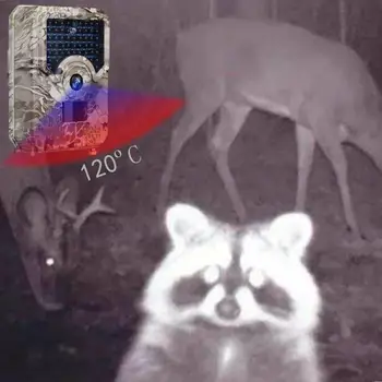 Goujxcy PR-200 Takas vaizdo kameros Vandeniui Ip56 laukinės gamtos kameros 950nm infrared naktį skautų Medžioklės kamera, foto spąstus kamera chasse