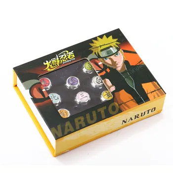 Vieną rinkinį Akatsuki Žiedas Anime Naruto Sidabro Vyrai Moterys Žiedai Cosplay vyrų Papuošalai Draugystės Dovana YS11459