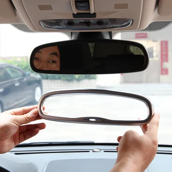 Automobilio galinio vaizdo veidrodis dekoratyvinis rėmelis Automobilio užpakalinės sėdynės saugos peržiūrėti susiduria automobilio interjerą, Landrover Freelander 2 2009-m.