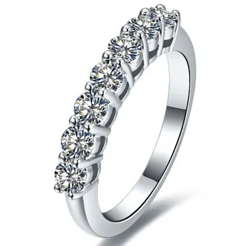 Nuostabu! 2 Ct SONA Ravėjimas žiedas nustatyti ,kietas sidabro vestuvinis žiedas rinkinys moterims,Didmeninė Lašas Laivybos