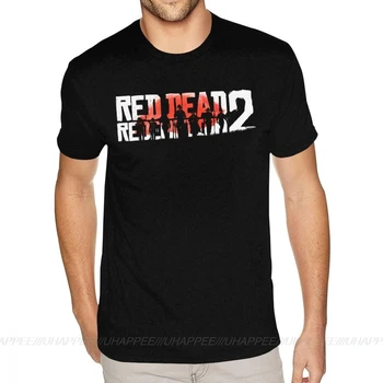 Pigūs Grafinis Red Dead Redemption 2 Marškinėliai Vyrams Grafinis Užsakymą trumpomis Rankovėmis Mėlyna O Kaklo Tees