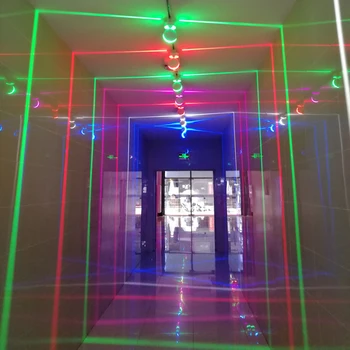 360 Laipsnių LED Lubų Šviesos 10W RGB sienos Sconce Meno Galerija Dekoro Priekiniai Balkonas lempos Veranda šviesos Rungtynių šiltas šaltai balta