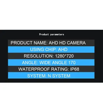 HD Star Naktinio Matymo Automobilių Kameros HAINAUT Didelis Ekranas, Navigacija, Skirta Galinio vaizdo Vaizdo Atbulinės eigos Kamera