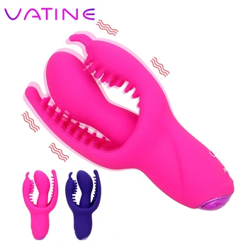 VATINE 10 Greitį Analinis Vibratorius Išjungti Vibratorių Vandeniui Moterų Masturbacija Klitorio Stimuliatorius Sekso Žaislai Moteris