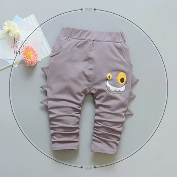 2017 naują Pavasario berniuko, kelnės Funny cartoon mielas aukštos kokybės medvilnės baby mergaičių kelnės kelnės vaikams 0-2 metų kūdikis kelnės
