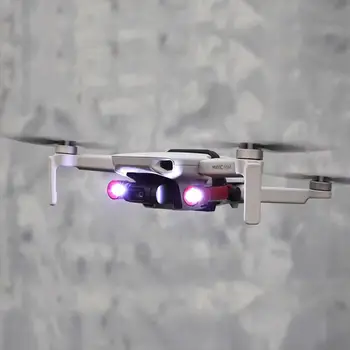 1Set Patvarus LED Žibintai Naktį Skrydžio Prožektorius Žibintuvėlis Rinkinys DJI Mavic Mini Drone Priedais Rinkinys