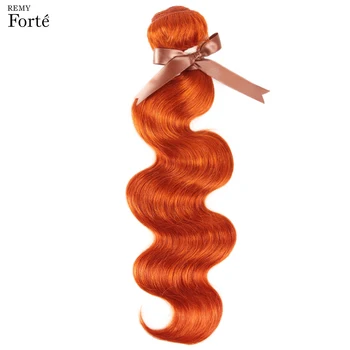 Remy Forte Šviesūs Žmogaus Plaukų Brazilijos Plaukų Pynimas Ryšulių Apelsinų Kūno Banga Žmogaus Plaukų Komplektus Remy Plaukų Vieno Ryšulių Spręsti
