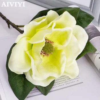 Užsienio prekybos puikus produktas Modeliavimas gėlių didelis magnolija puokštė namų kambarį lentelė, vestuvių dekoravimas