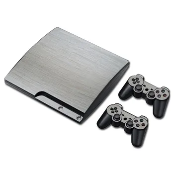 Lipdukai PS3 slim Konsolės Žaidimas Aksesuaras Odos anglies pluošto, odos