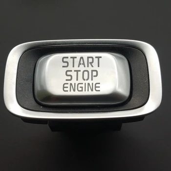 Automobilių Optikos Centras Konsolės Vienas pelės mygtuku Spustelėkite Pradėti Mygtuką, aplinkosaugos ¾enklelis Apdailos gaubtas Volvo V40 V60 S60 XC60 ABS Interjero Priedai