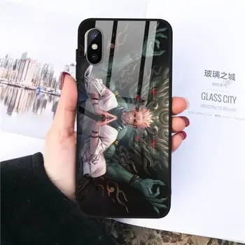 Džiudžiutsu Kaisen Sukuna anime Telefono dėklas Grūdintas stiklas iphone 11 12 PRO MAX X XS XR 5C 6 6S 7 8 plius