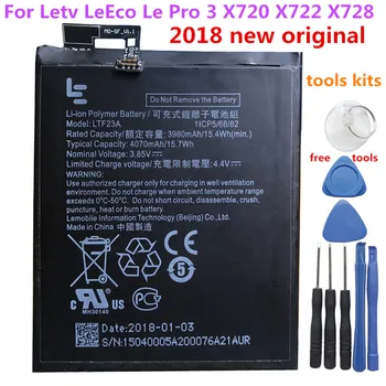 Originalus LTF23A 4070mAh Baterija Letv LeEco Le Pro 3 X720 X722 X728 Baterijos