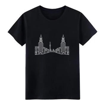 Vyriški Frankfurter Tor Berlyno marškinėliai sukurti medvilnės Euro Dydis S-3xl Unikalus Grafinis Atsitiktinis Pavasario cool marškinėliai