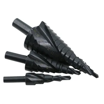 1pc HSS Tiek 4-12/20/32mm Hex Karka Nitriding Black Core Grąžtai, Metalo Gręžimo Įrankis