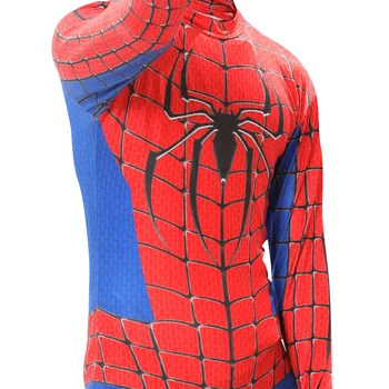 Vaikai Raudona Voras Black 3D Spausdinimo Kostiumas Berniukams vaizdo Kokybės Spiderboy Spandex Stora Kostiumas Šalis Voras Cosplay Gali Pridėti Užtrauktukas